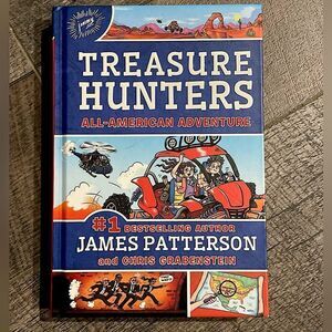 New! Hardcover, Treasure Hunters “All American Adventure” by James Patterson.